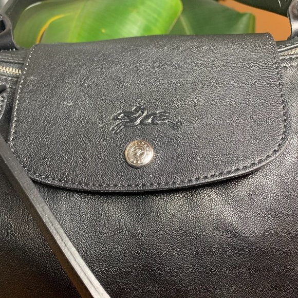 Longchamp "Le Pliage Cuir" Large Leather tote - Picture 6 of 10